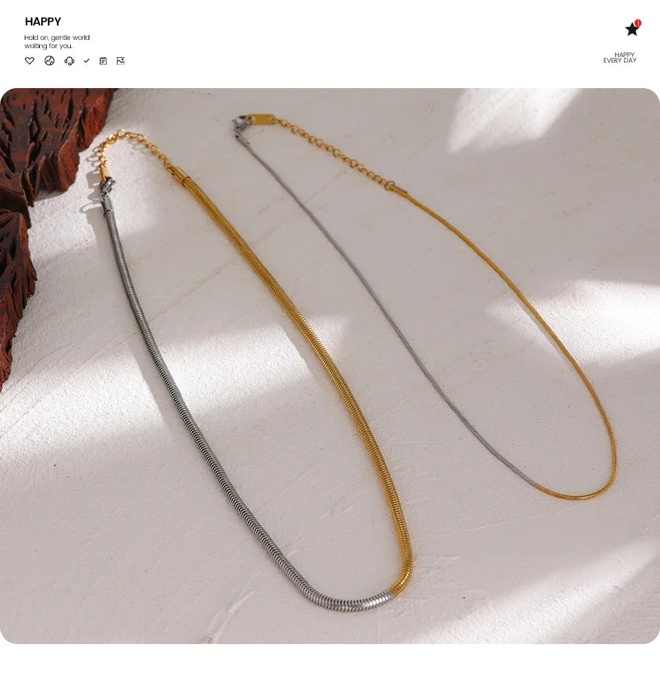 AURA Two-Tone Necklaces