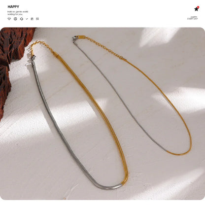 AURA Two-Tone Necklaces