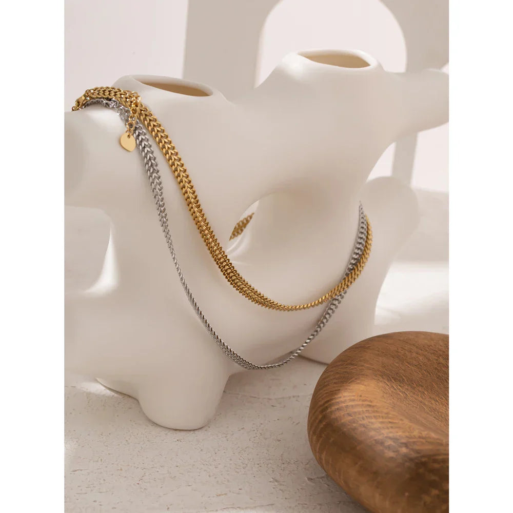 Double Curb Necklaces