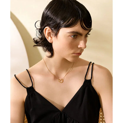 Looped Heart Necklaces